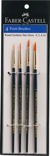 FABER-CASTELL 4 Paint Brushes (Round)