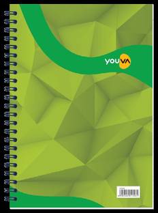 NAVNEET Youva Side Wiro Bound My Notes 14.8x21 cm Assorted Notebook Single Line 160 Pages