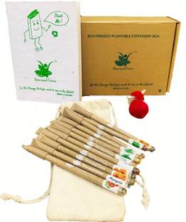 Sow and Grow Recycled Handmade plantable seed diary A5 Note Pad Unruled 40 Pages