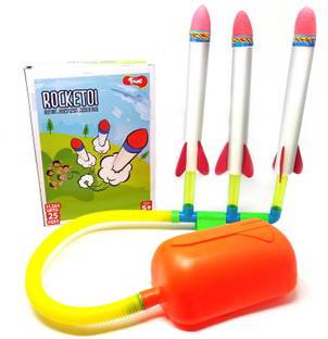 Toiing Rocketoi - Triple Stomp Rocket, Fun Outdoor Toy