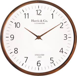 Harris & Co. Clockmasters Analog 33 cm X 33 cm Wall Clock