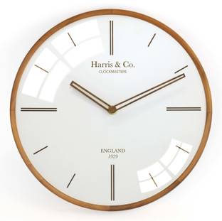 Harris & Co. Clockmasters Analog 33 cm X 33 cm Wall Clock