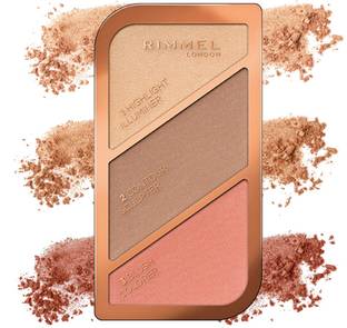 Rimmel London Sculpting Kit, Shade 02, Coral Glow Highlighter