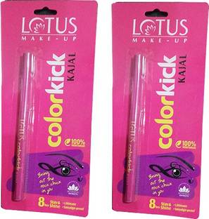 LOTUS MAKE - UP Colorkick Kajal Pack of 2