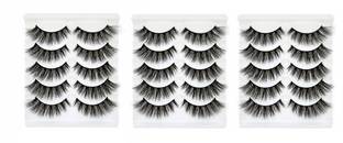 angelie False Eyelashes Natural Fake Eyelashes Thick Long Eye Lashes Soft Fake Premium Lash Artificial Eyelashes (Pack of 15)