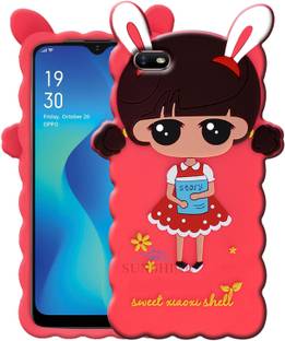 SUNSHINE Back Cover for Oppo A1k 3D Doll Kitty Case Cover - (Soft Cute Doll Design Hello Kitty Girlish)