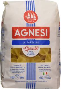 Agnesi Farfalle Pasta, 500g, (pack of 1) Farfalle Pasta