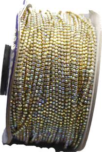 CBCOLLECTIONS Rainbow Colour Stone Chain Jewellery Making (Bangles and Jewellery Making) (5miters)