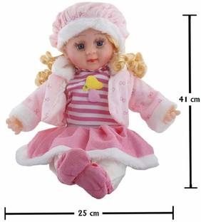 STUNNER Soft Girl Singing Song Baby Doll Toy Pink