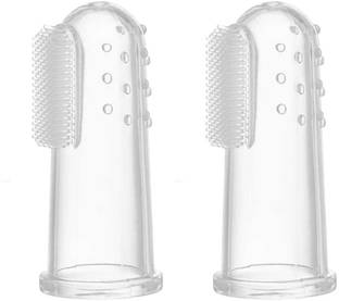 GutarGoo Children Teeth Clear Massager Soft Silicone Baby Finger Toothbrush Ultra Soft Toothbrush