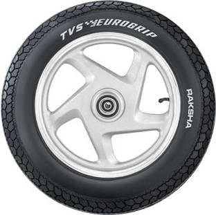 TVS Eurogrip Raksha 3.50 - 8 46 J Front & Rear Two Wheeler Tyre