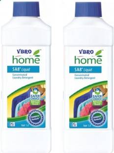 VBRO home SA8 Liquid Concentrated Laundry Detergent (1 L) pack of 2 Multi-Fragrance Liquid Detergent
