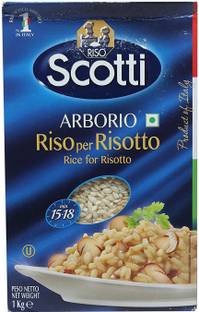 Riso Scotti ARBORIO Rice - 1 Kilogram Arborio Rice (Small Grain, Polished)