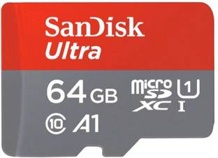 SanDisk ss 64 single MICROSDXC UHS-I CARD 64 GB MicroSD Card Class 10 140 MB/s  Memory Card Compatible with Mobile, Tablet