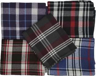 VEL Multicolour kitchen towels 42cm x 62cm size, set of 5 pcs Multicolor Cloth Napkins