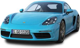 DivineDesigns 51 cm Blue Car Wall Sticker ( Size :- 91 X 51 cm ) Self Adhesive Sticker