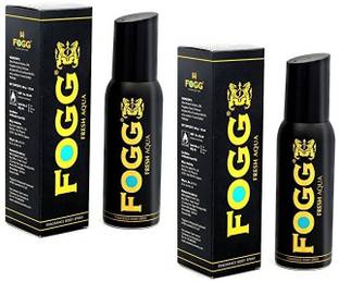 FOGG Fresh Aqua -120ml each Body Spray  -  For Men
