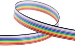 Bidas 5 Meter 10 Core Flat Ribbon Wire Cable (5 Meters) Electronic Components Electronic Hobby Kit Electronic Components Electronic Hobby Kit