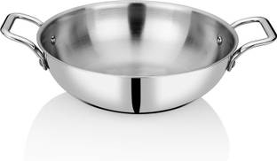 bhalaria Triply Kadai Kadhai 22 cm diameter with Lid 2.2 L capacity