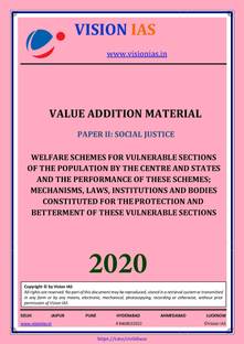 Value Added Material - Social Justices {vision Ias) Latest And Updated Material