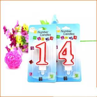gorgeous moment blowing candle'' number 14 Candle
