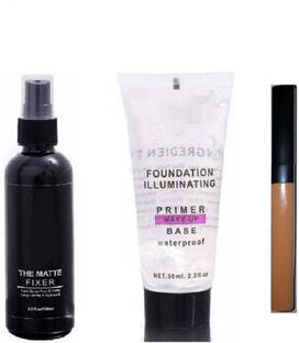 Miss Hot Concealer, 25 Medium, 6.8ml Concealer With Makeup Primer And Makeup Fixer