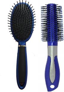 Uchiha Flat Round Hair Brush & Hair Styling Roller Comb