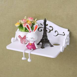 SS ARTS Set Top Box Storage Stand Wooden Wall Shelf