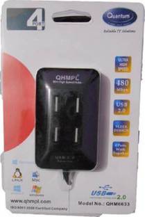 QUANTUM 2.0 USB Hub Multiuse Adapter 4 Port QHM6689 USB Hub