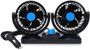 KARDECK Car Fan 12V 360 Head 2 Speed Quiet Strong for All Auto Vehicles-A03 Car Interior Fan