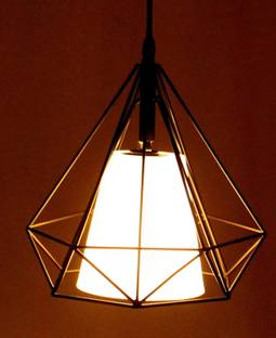 KINIS KIN-DIAMOND WHITE PVC GLASS HANGING 02 Decorative Hanging Lamp/Pendant Lamp/Ceiling Light to décor your Home, Bedroom, Drying Room, Living room, Restaurant and Home Decor Pendants Ceiling Lamp Pendants Ceiling Lamp