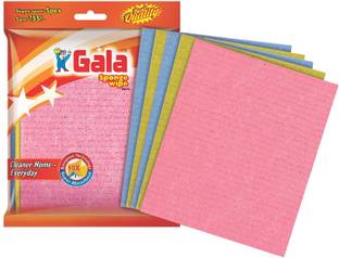 GALA Sponge Wipe for Kitchen 5 Pcs Pack (Multipurpose) Sponge Wipe
