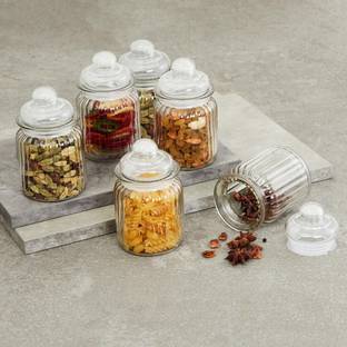 CURVE ENTERPRISE Glass Grocery Container  - 400 ml