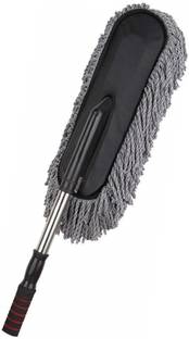 Mobfest Cleaning Duster Tool Large Microfiber Telescoping Flexible Mop Wet and Dry Duster