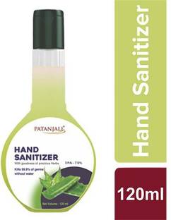 PATANJALI HAND SANITIZER 120 ML Hand Sanitizer Bottle