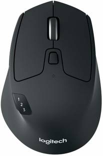 Logitech M720 / Multi-Device, 1000 Dpi, 8-Buttons Wireless Ambidextrous Optical Mouse  with Bluetooth