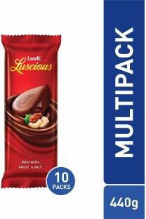 LuvIt Luscious Fruit & Nut Chocolate Bars Multipack Deliciously Smooth Bars