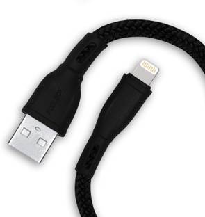 FuelBox Lightning Cable 1.5 m Nylon Tough Tested Braided Lightning to USB Cable with Ultra Flexible & Durable Quick Charge & Sync Lightning Cable Compatible with iPhone SE 2020 (1.5m, Black)