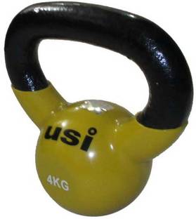 usi Kettlebell , Weight , Fixed Weight , DIPPED KETTLEBELL DKB_4 Yellow Kettlebell
