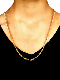 Gold plated chain for women Clearance