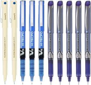 PILOT 05/V5/V5 Grip (Blue - Set of 10) Roller Ball Pen
