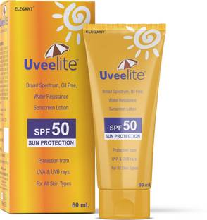 ELEGANT Sunscreen - SPF 50 Uveelite Sunscreen Lotion SPF50