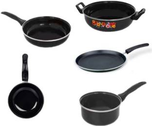 REAL Cookware Induction Bottom Non-Stick Coated Cookware Set