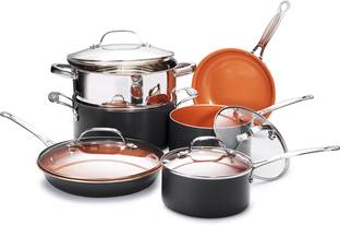 GOTHAM STEEL Induction Bottom Non-Stick Coated Cookware Set