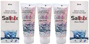 salisix FACE WASH ( PACK OF 3) Face Wash