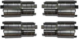 gizmo pack of 4 Clutch Nut Spanner Repairing Tool for Multibikes 2 In 1 Motorbikes Made on CNC Machine Hardened and Tempered Steel Lever Tool