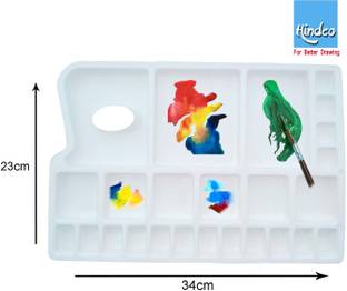 Hindco Plastic 25 Paint Wells Palettes