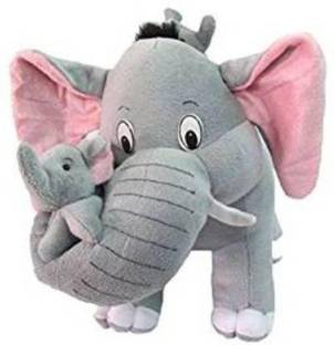 Ms Aradhyatoys mother elephant two baby tedddy bear 37 cm  - 38 cm