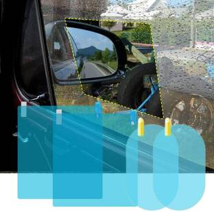 2* Car Rearview Mirror Glass Film Waterproof Rain-Proof Window Anti-Fog V8K8