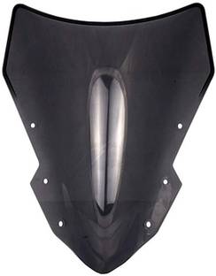 auto trends Universal fitting visor in black Bike Headlight Visor